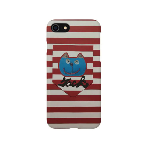 猫『jack pocket』 iPhone Smartphone Case