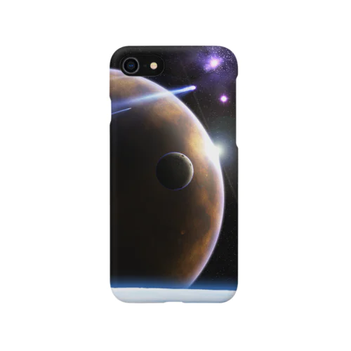 外宇宙の惑星の風景 iPhone Smartphone Case