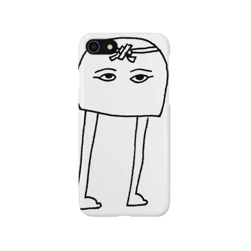 はちまきメジェド神 iPhone Smartphone Case