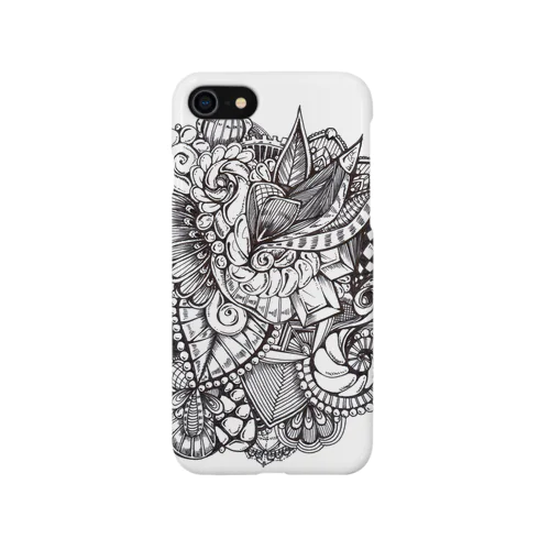 植物風タングル iPhone Smartphone Case