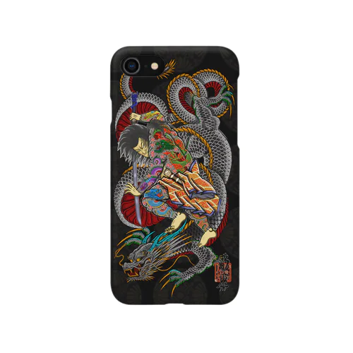 九紋龍史進と龍 iPhone Smartphone Case