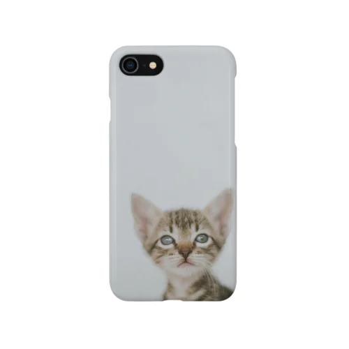 見つめる猫のスマホケース Smartphone Case