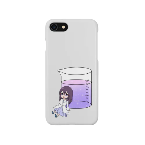 ビーカーと花子(グレー) Smartphone Case