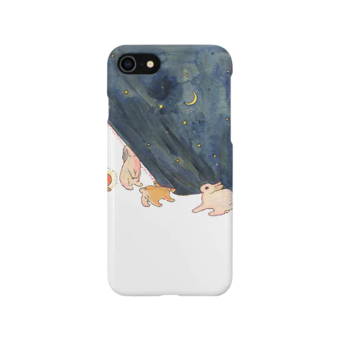 月と太陽 iPhone Smartphone Case