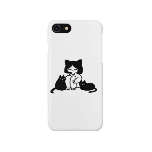 brack cat スマホケース