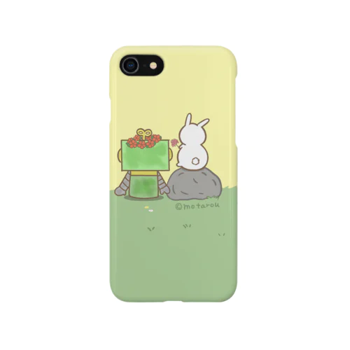 もちうさぎとロボット君。 Smartphone Case