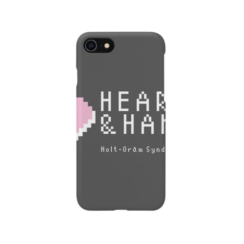 スタイリッシュなHeart & Hand Smartphone Case