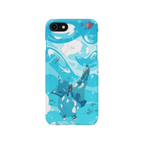 「青に沈む。」 Smartphone Case