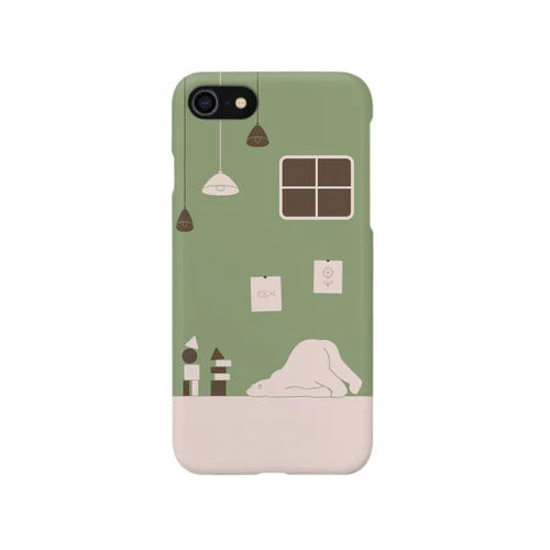 シロクマと積み木 1 Smartphone Case