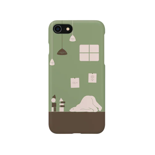 シロクマと積み木 2 Smartphone Case