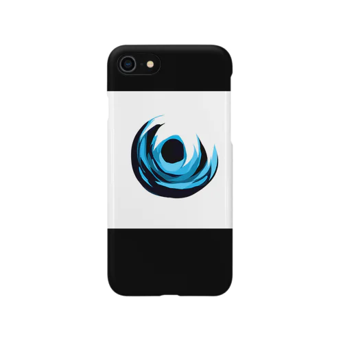 青い月 iPhone Smartphone Case