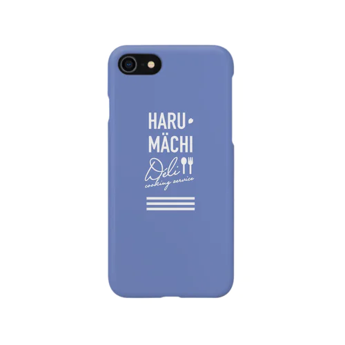 はるまちデリ　アイスブルー iPhone Smartphone Case
