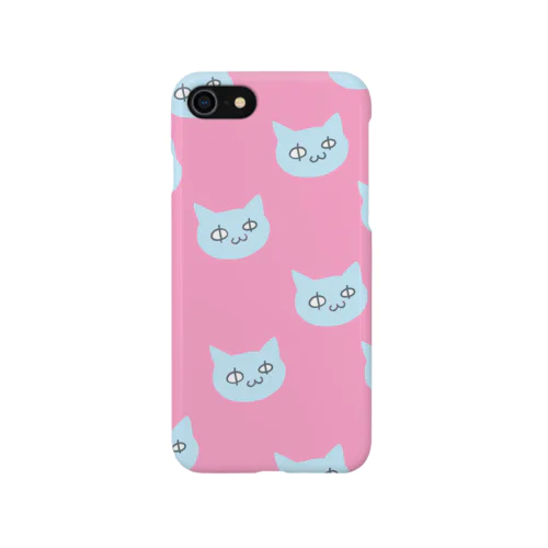ねこいっぱいピンク iPhone Smartphone Case