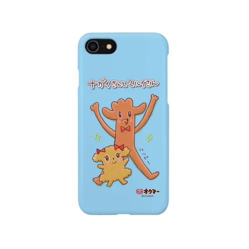 ナガイさんとマルイさんのスマホケース（スカイブルー） Smartphone Case