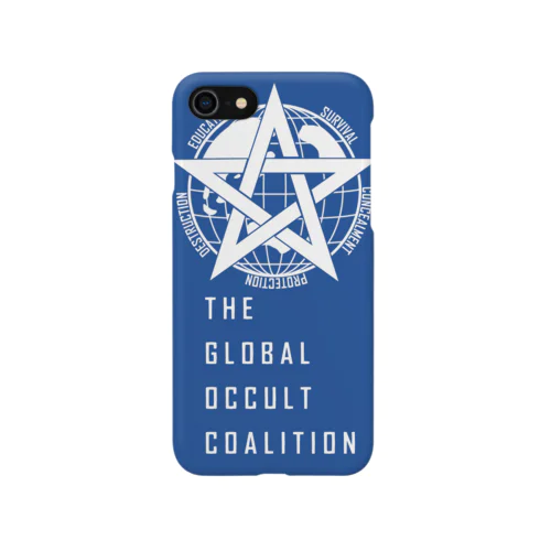 GOCロゴグッズ-スマホケースb青[SCP Foundation] iPhone Smartphone Case