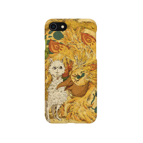 鳥飼いの少年 iPhone Smartphone Case