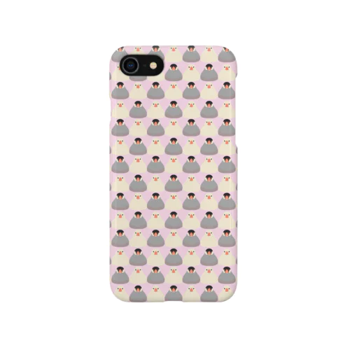 【iPhone各種】文鳥/桜 Smartphone Case