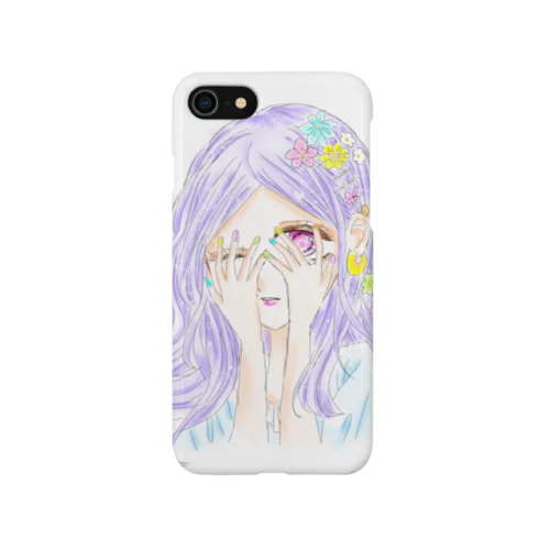  purple girl Smartphone Case