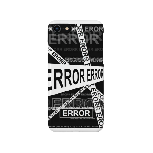 ERROR《white & Black》 Smartphone Case