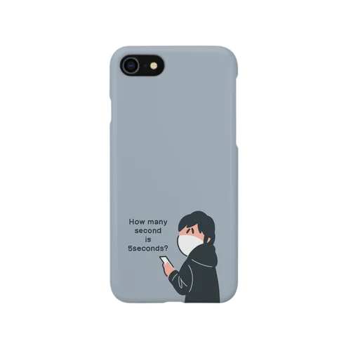 Tokiの名言スマホケース(ブルー) Smartphone Case