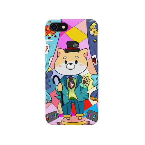 柴犬のワンマンショー iPhone Smartphone Case