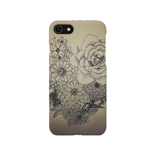 VINTAGE flowers スマホケース