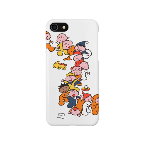 ならんでならんで(Tシャツは両面プリント) iPhone Smartphone Case