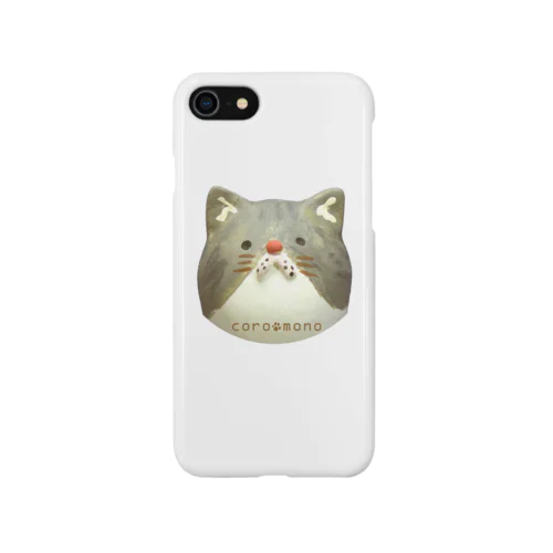 ころもの　ぶちねこ　かお iPhone Smartphone Case