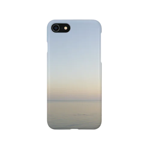 淡い色の海と空。 Smartphone Case