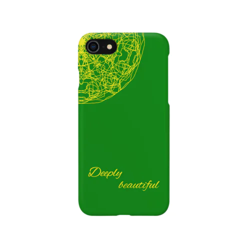 iPhoneケース　緑×黄色 Smartphone Case