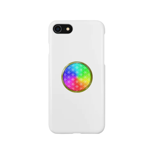 FlowerOfLife_RainbowClIn Smartphone Case