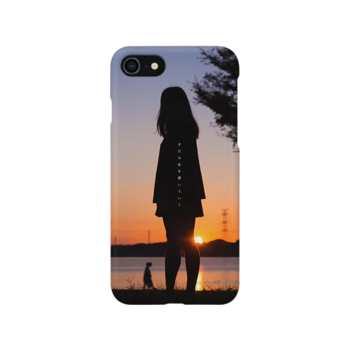 夕日は私を置いていくケース iPhone Smartphone Case