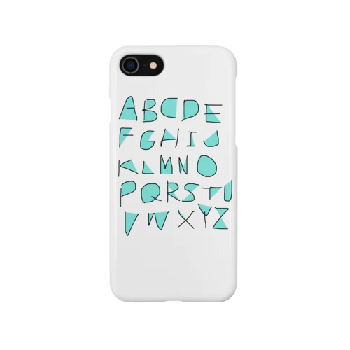 alphabet_mint Smartphone Case