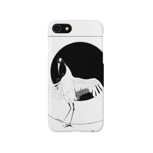 鶴のイラスト Smartphone Case