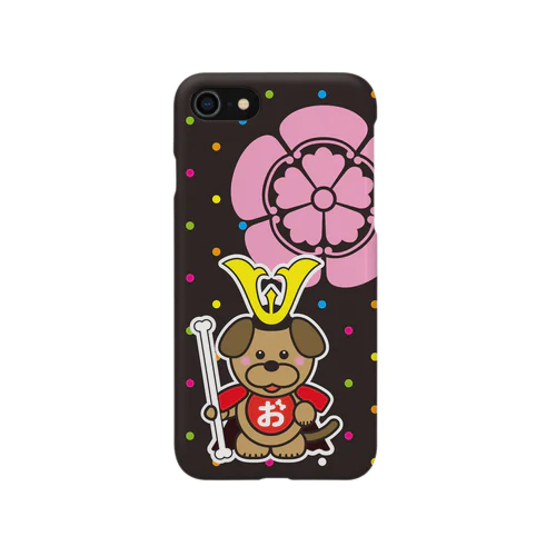 おけわんこ：おだわんこ-カラードット iPhone Smartphone Case