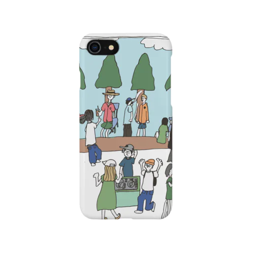 つくるま iPhone Smartphone Case