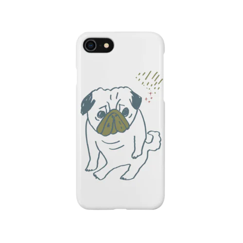 パグ座り/しぶめ iPhone Smartphone Case