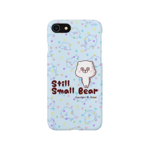 ちっこいくま。ブルー iPhone Smartphone Case