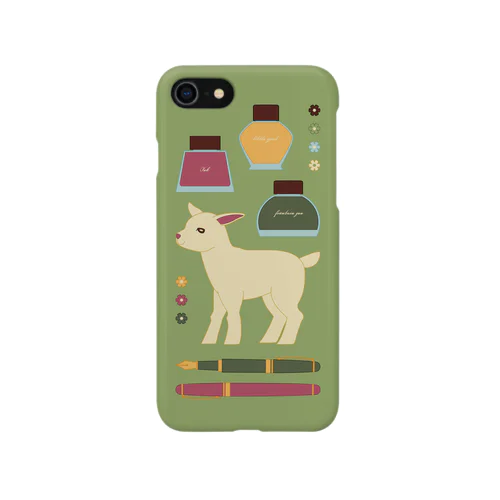 子ヤギと万年筆とインク Smartphone Case