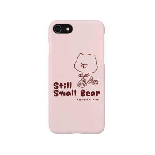 ちっこいくま。ピンク iPhone Smartphone Case