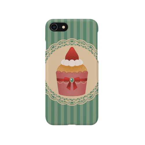 いちごのカップケーキ Smartphone Case