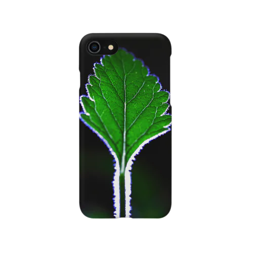 iPhone 8/7/SE(second generation) Smartphone Case Leaf with Backlight Design スマホケース