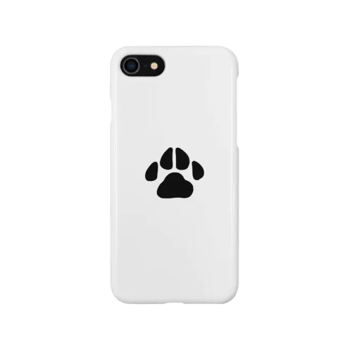 肉球（黒） iPhone Smartphone Case
