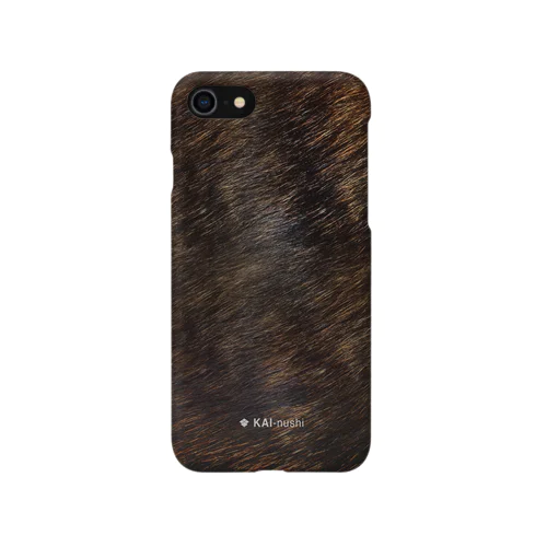 甲斐犬の毛並みスマホケース iPhone Smartphone Case