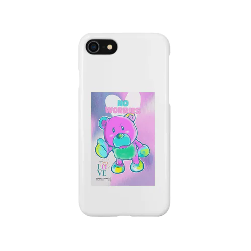 だいじょうぶ。くま。カラー。 Smartphone Case