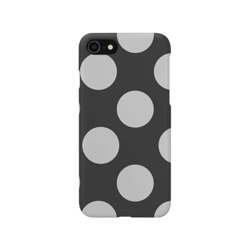 charcoal / grey dot iPhone Smartphone Case