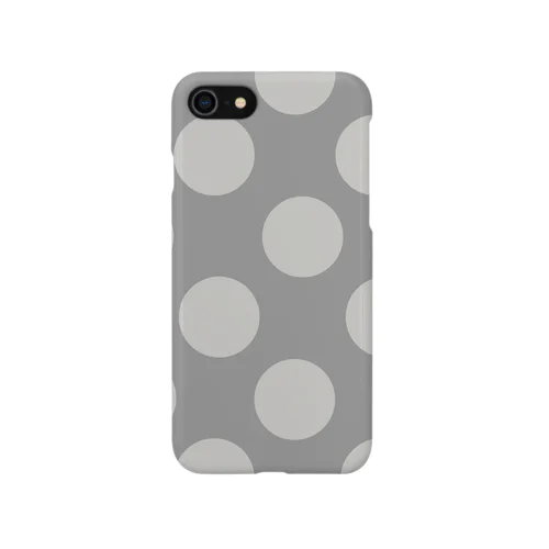 greige / beige dot iPhone Smartphone Case