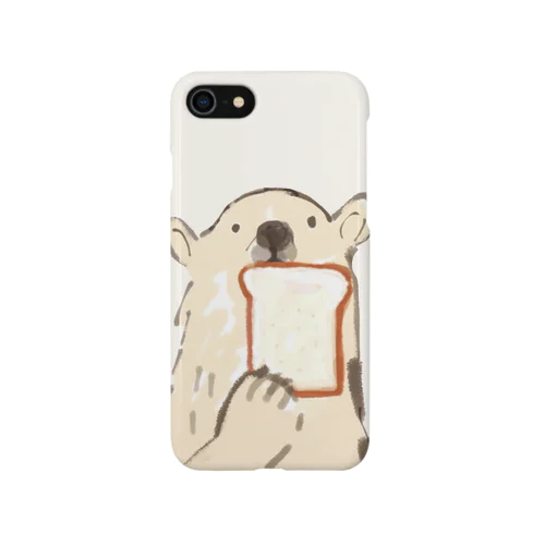食パンとクマ iPhone Smartphone Case