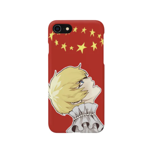 星をみる(赤) iPhone Smartphone Case
