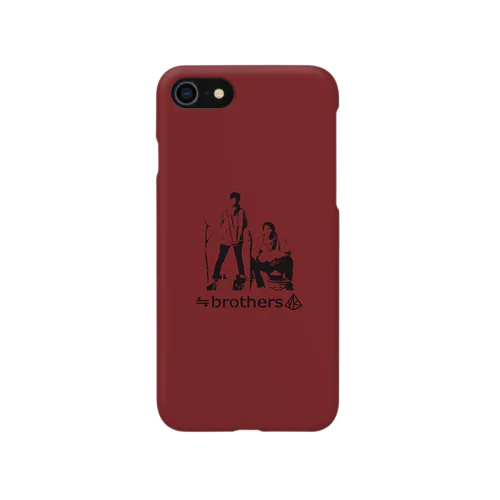 ≒brothers スマホケース(赤) Smartphone Case